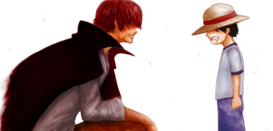 路飞|海贼王：当年路飞如果没误吃橡胶果实，红发是想准备送给谁呢？