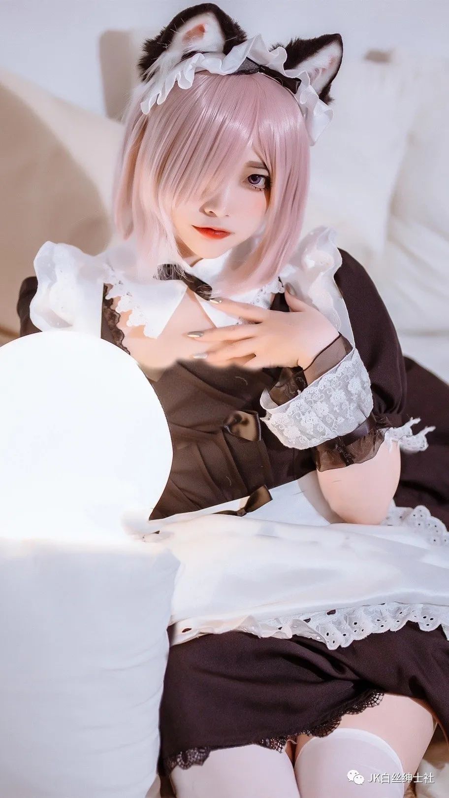 |cos：女仆玛修cos正片@二佐