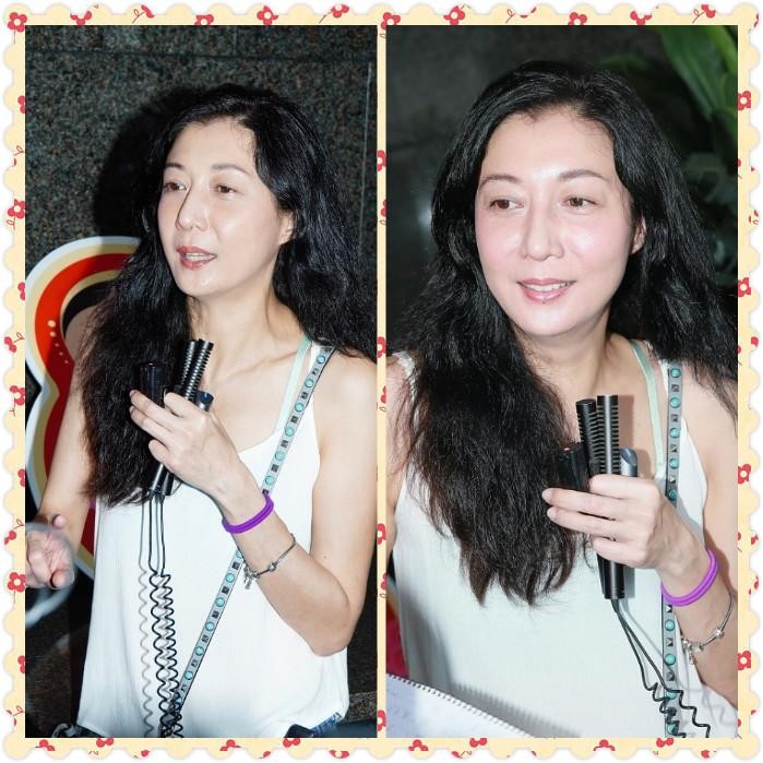 BiuVogue|吴绮莉的气质小姑娘都羡慕，穿吊带裙留卷发，不像是70后