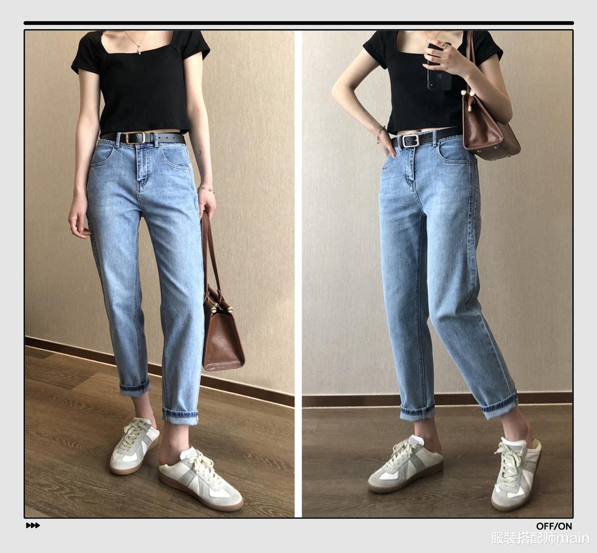 服装搭配师main|夏天穿牛仔裤太闷热?这里有3种“降温搭配”,清凉舒适还时髦