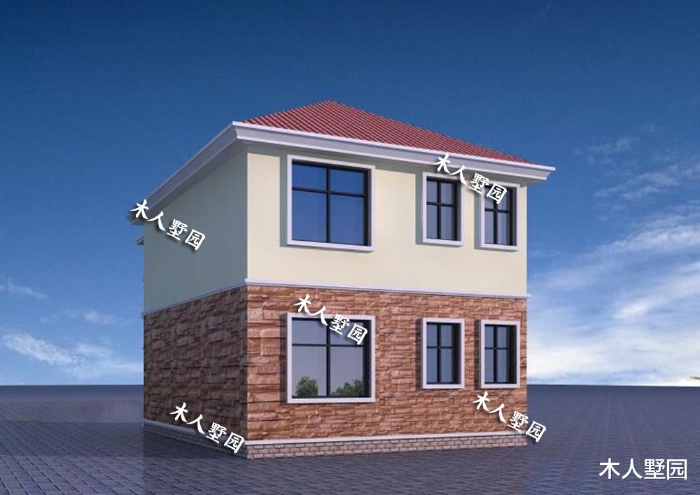 7.6×10米农村二层别墅,施工队估价16万,爸妈说不需要我出钱