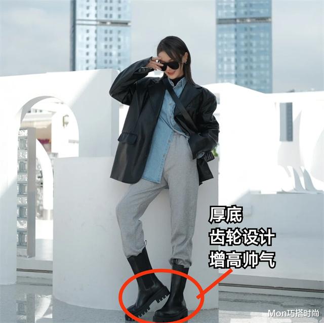 Mon巧搭时尚 说实话,大衣还是配“烟管靴”最合拍,洋气显瘦,尤其适合小个子