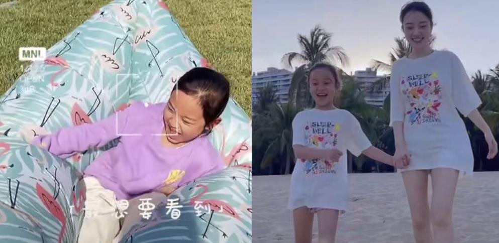 贾云馨|李小璐晒女儿近照，真是女大十八变，看来单亲家庭并未影响到甜馨