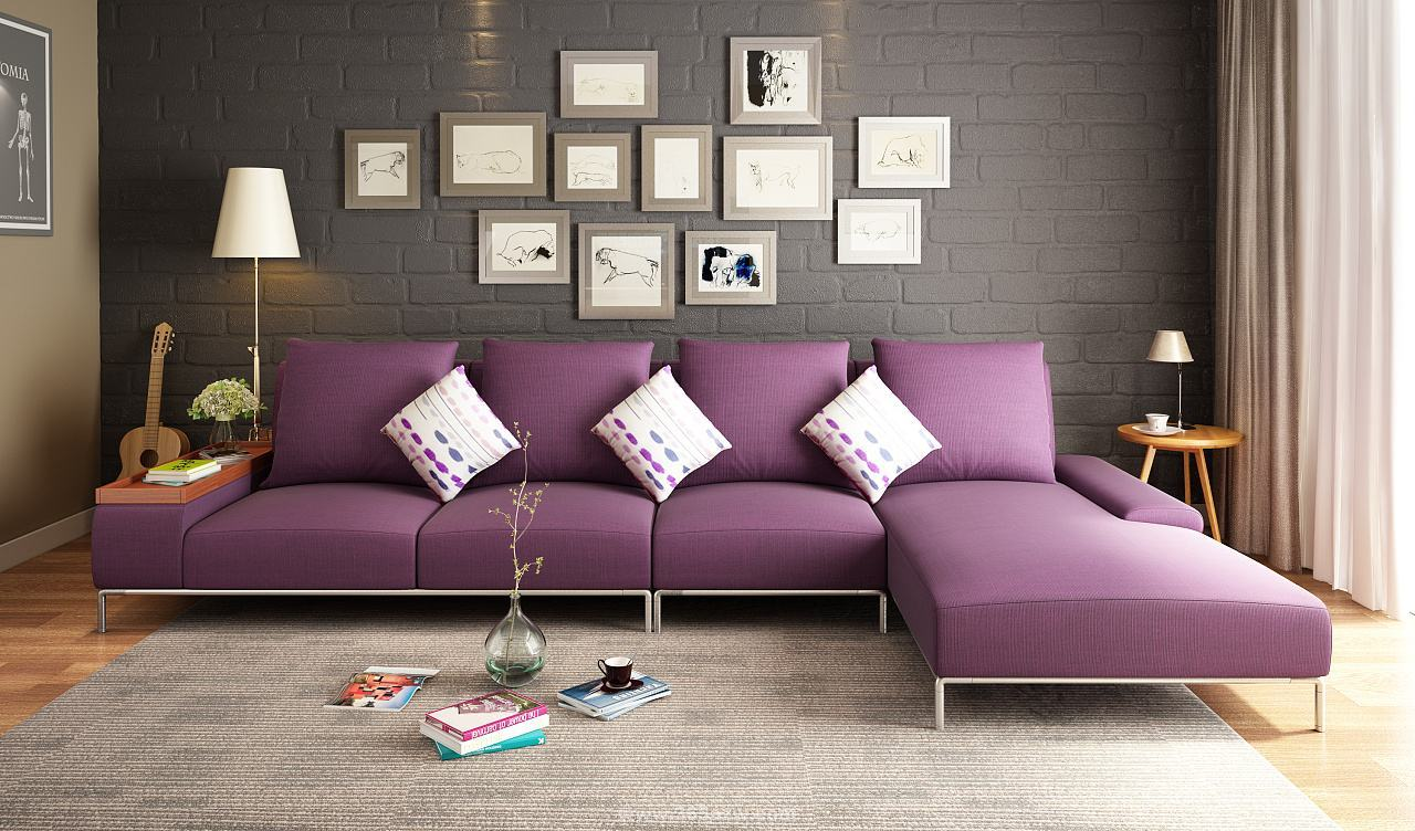 根据家里人口设计的客厅，舒适实用还温馨，邻居都表示羡慕