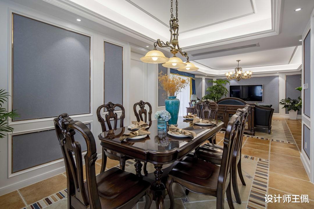 美国夫妇在中国的家，220平美式私宅，稳重与浪漫结合，太治愈?