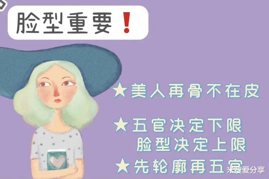 |五官重要还是脸型重要? 美人在骨不在皮,脸型决定美丽的上限