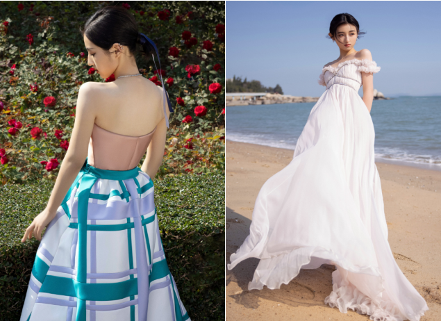 宁静|金鸡红毯百花争艳！宁静大秀事业线，倪妮大秀美背，贾玲打扮隆重