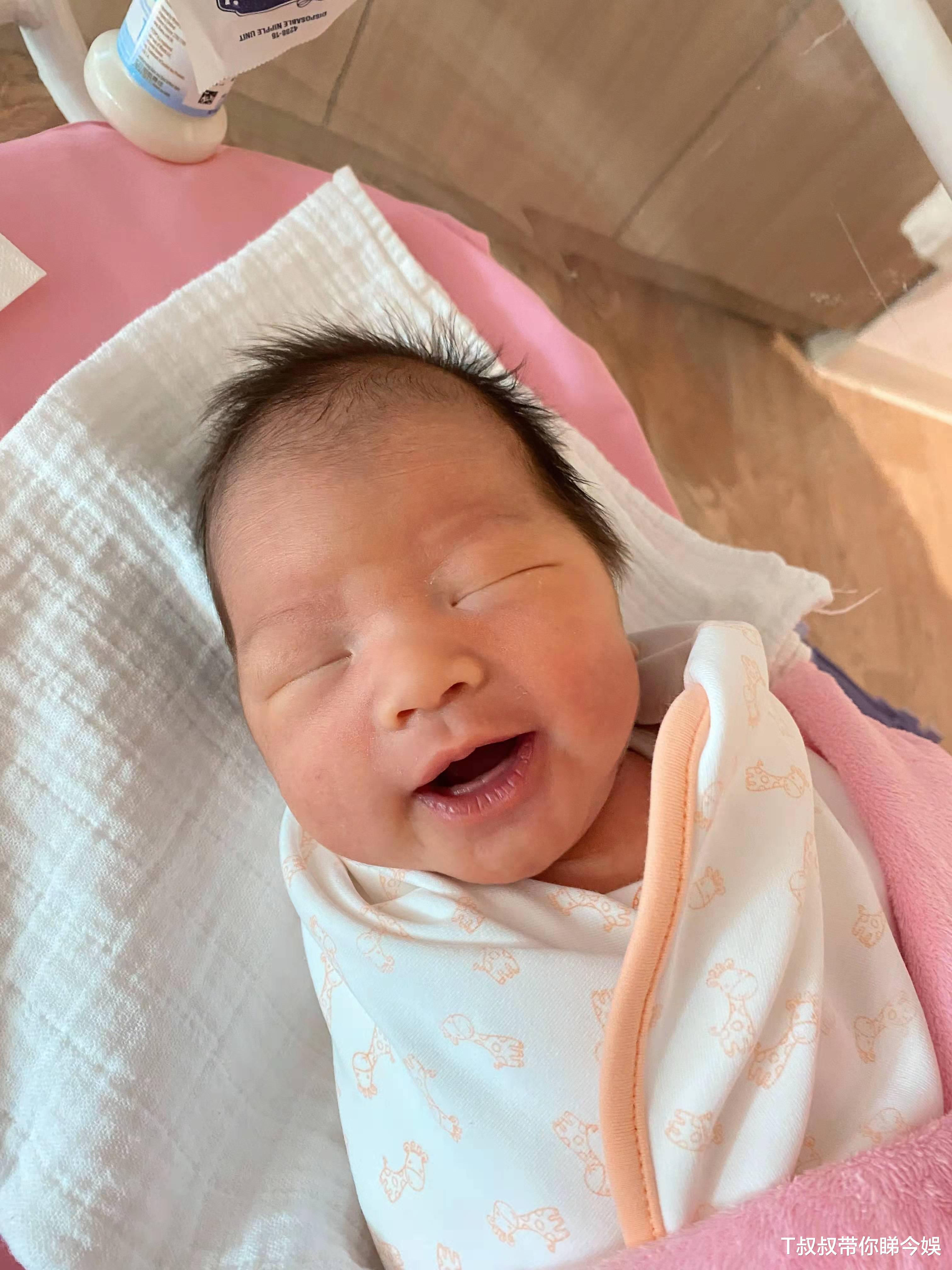 洪永城|梁诺妍诞5.6斤女儿　洪永城差点被拧断手臂