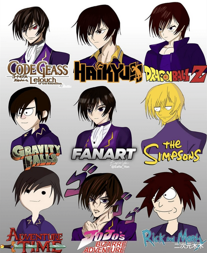 画师|将角色绘制成不同动漫风格,画师展现高超技术,大多数都很有感觉