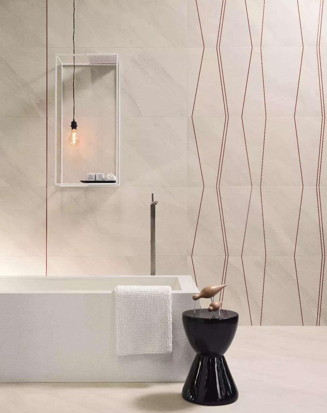 卫生间墙砖、地砖颜色搭配建议，别再只有“黑白灰”了，这样更美