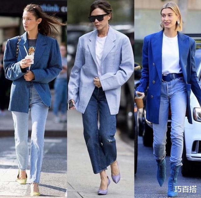 巧百搭|时尚潮人都爱西装外套+牛仔裤,简单却不失街头风,越穿越心动