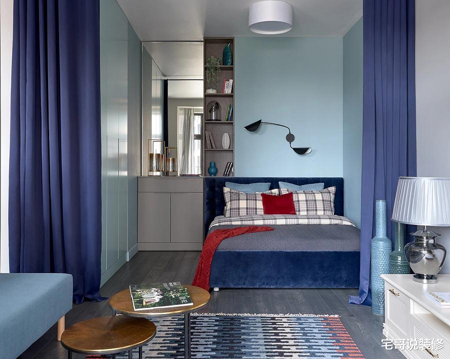 |56岁中年阿姨的独居生活：住43㎡公寓，配色让人宁静舒适，真舒服