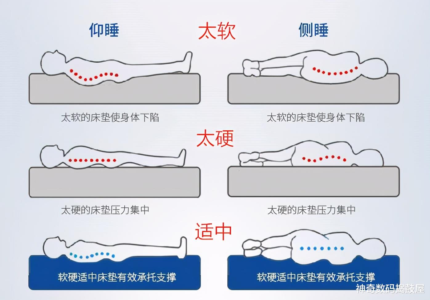 滤镜|床垫材质怎么选？棕垫、乳胶床垫、记忆棉床垫、弹簧床垫哪种好？