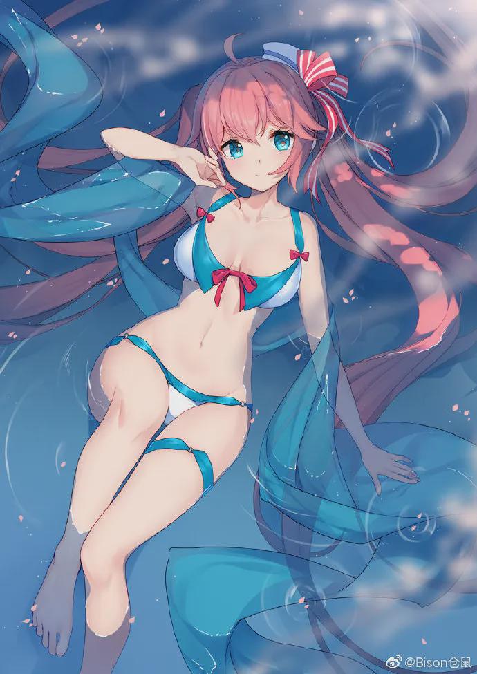 画师|动漫美图：萌妹画师Bison倉鼠太太