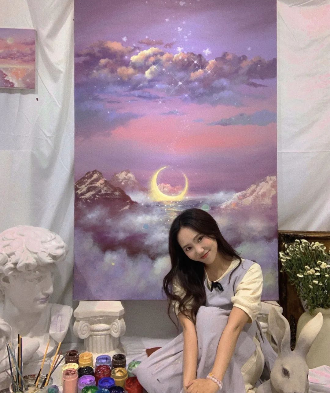 Hi家有小甜椒儿|甜美的外表,卓越的绘画技能,这个95后女孩,值得做父母的羡慕