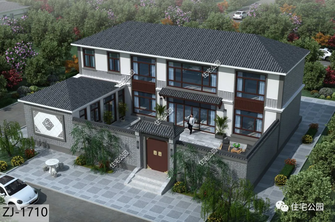 长租公寓|精选图库：15套中式大宅，农村就该建这样的房子