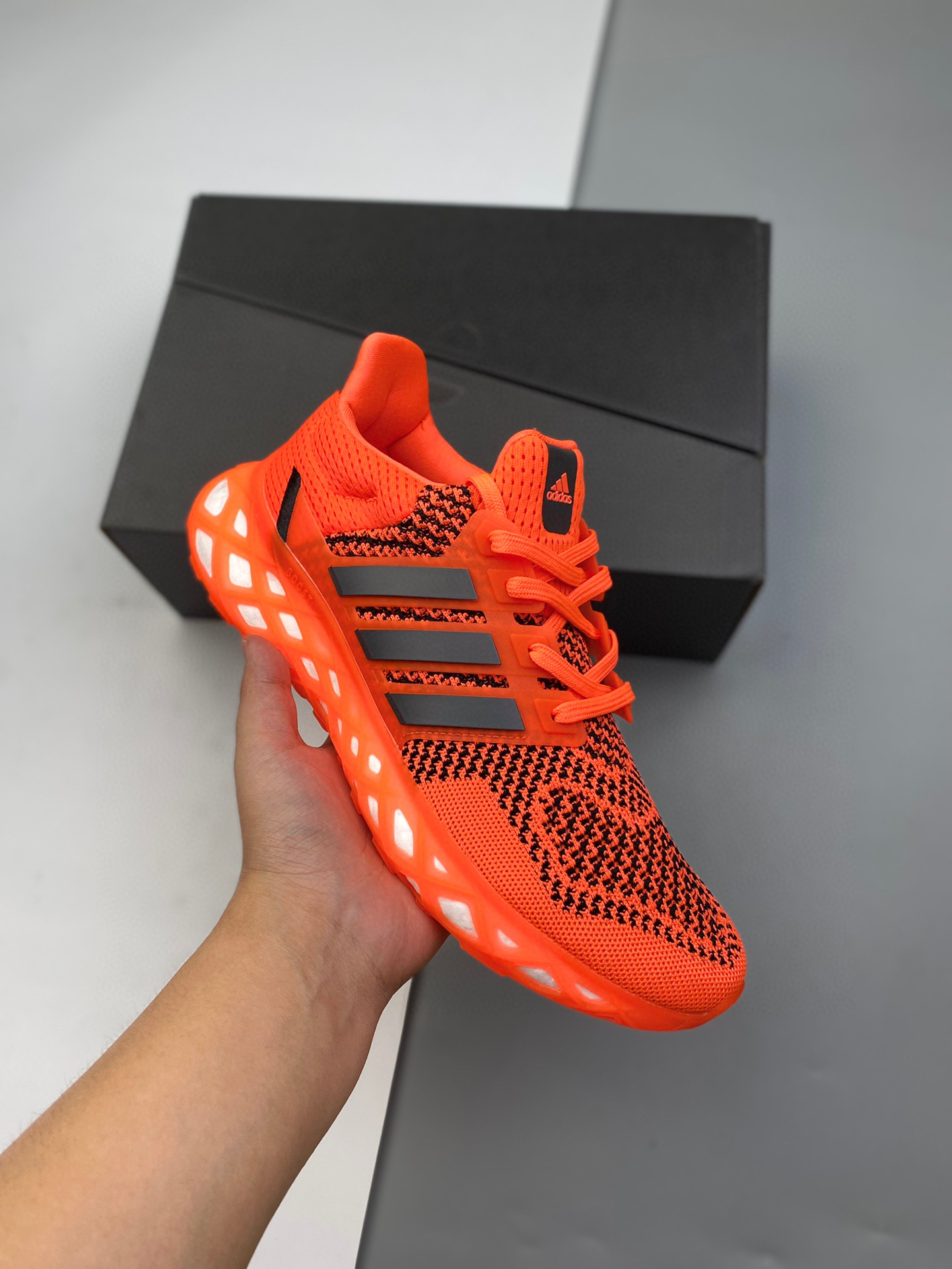 莆田鞋匠 阿迪达斯新款爆米花减震跑鞋