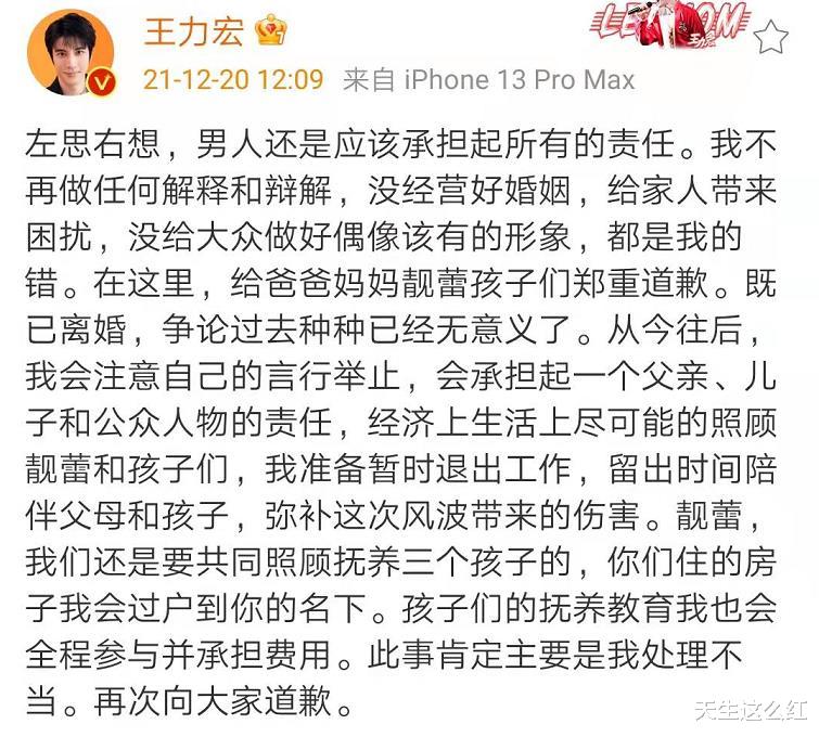 王凯|王力宏终于道歉！别低估李靓蕾，除了生孩子，她婚后还做过很多事