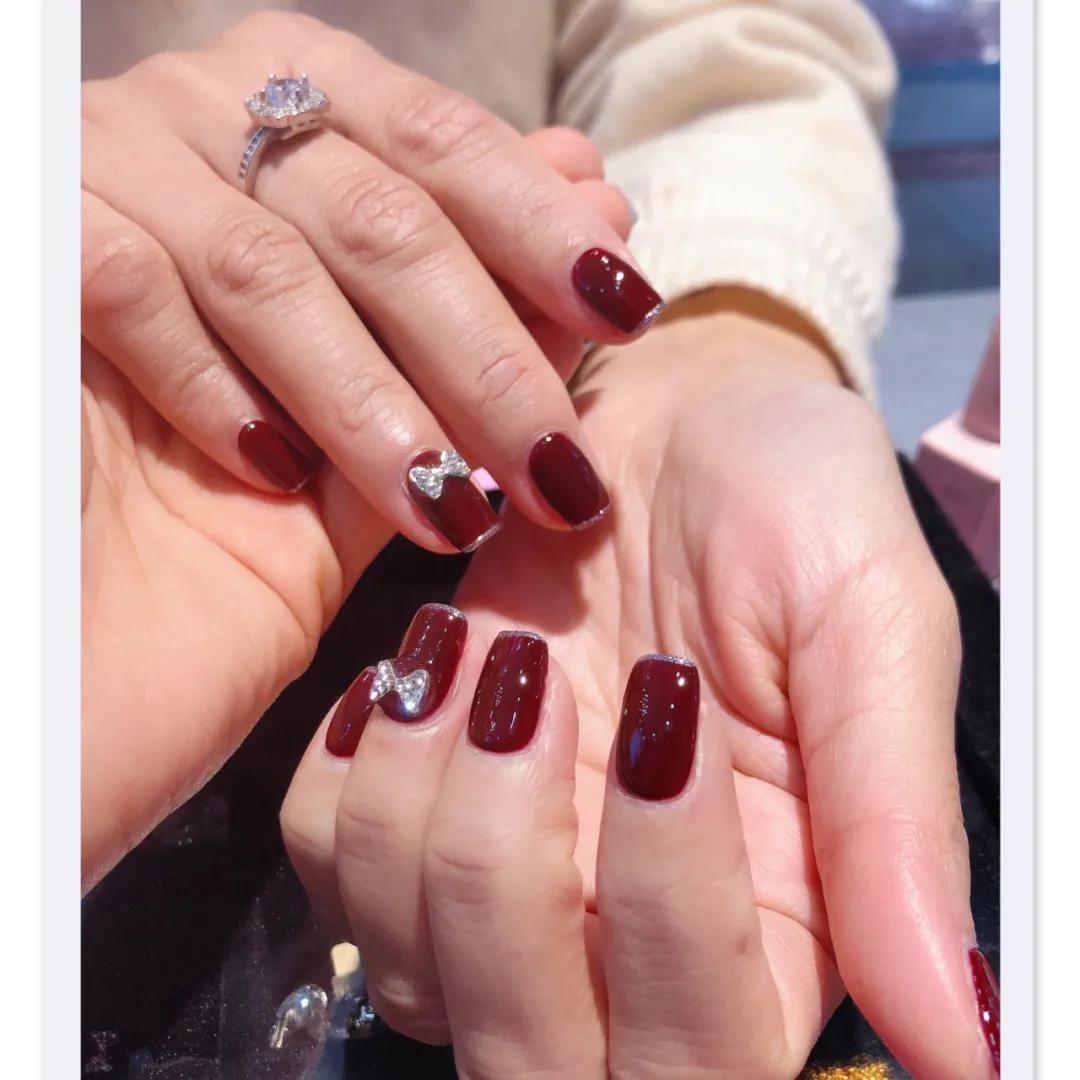 王子文|最后一波过年红色美甲！再不做就来不及啦！
