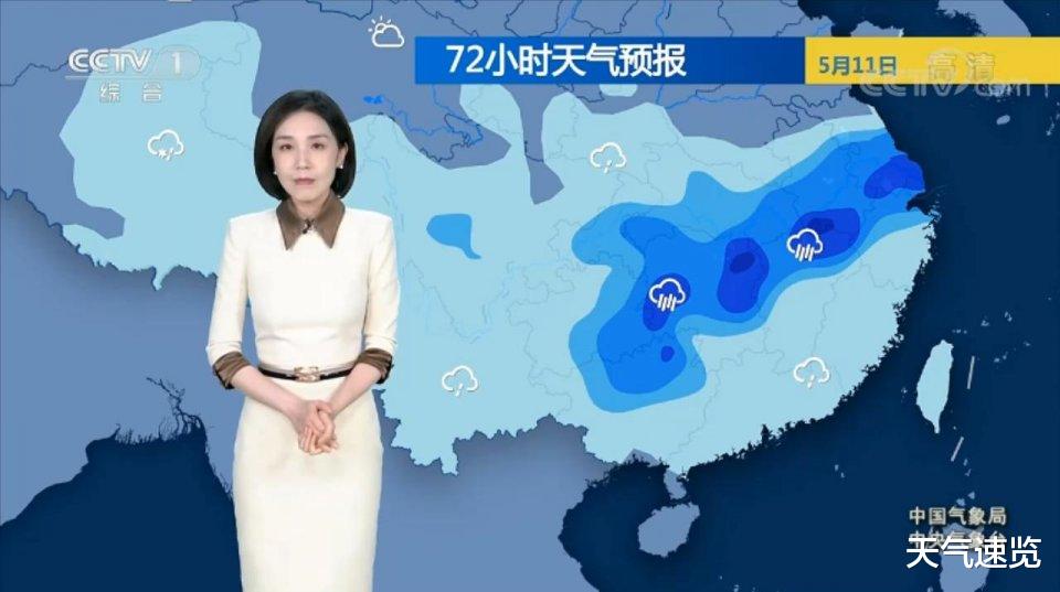 天气速览 一轮大范围降水即将展开，强降雨增多，暴雨如注