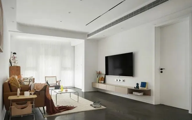 小姐姐|客厅无主灯+主卫外放，116㎡北欧极简风！