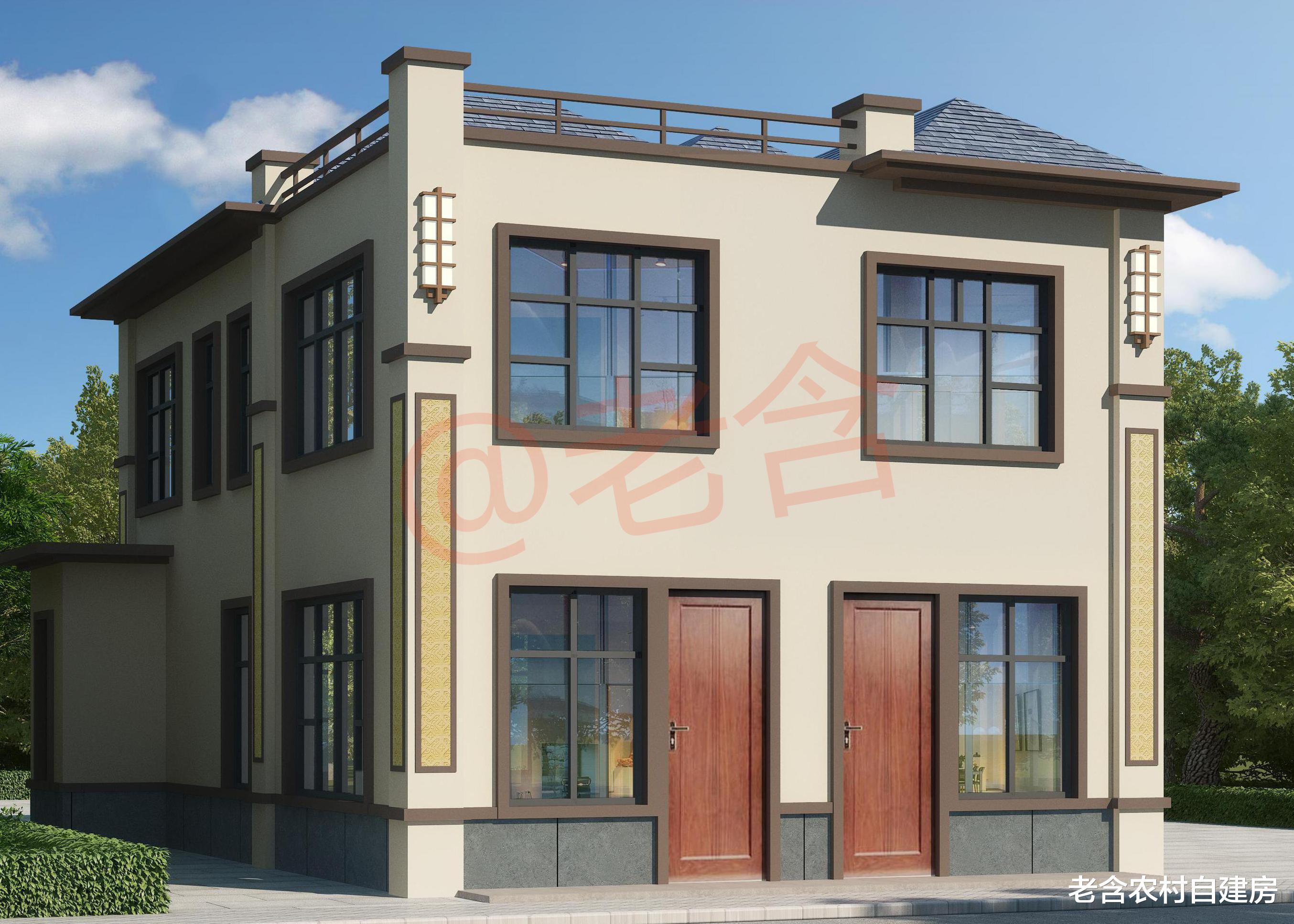 |这5款农村自建房竟然花15万就能盖？造型经典耐看，空间利用得当