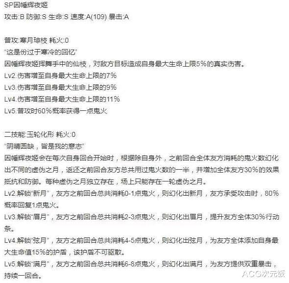 辉夜姬|阴阳师玩家传出因幡辉夜姬技能，有召唤物，增伤效果有点离谱