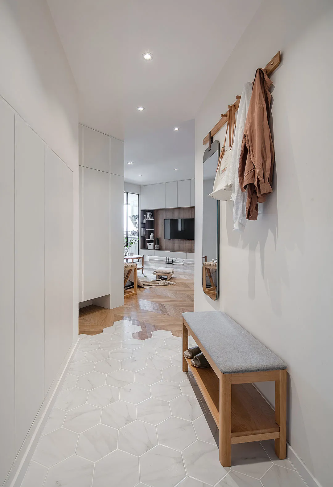 65㎡奇葩户型翻新，邻居看了都羡慕