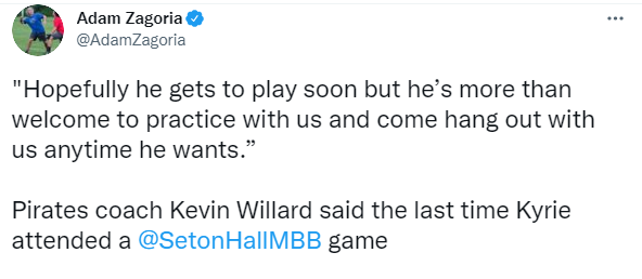 凱里·歐文|歐文終于又現(xiàn)身了！觀看大學(xué)籃球引歡呼，重申使命：我們可以領(lǐng)導(dǎo)大家