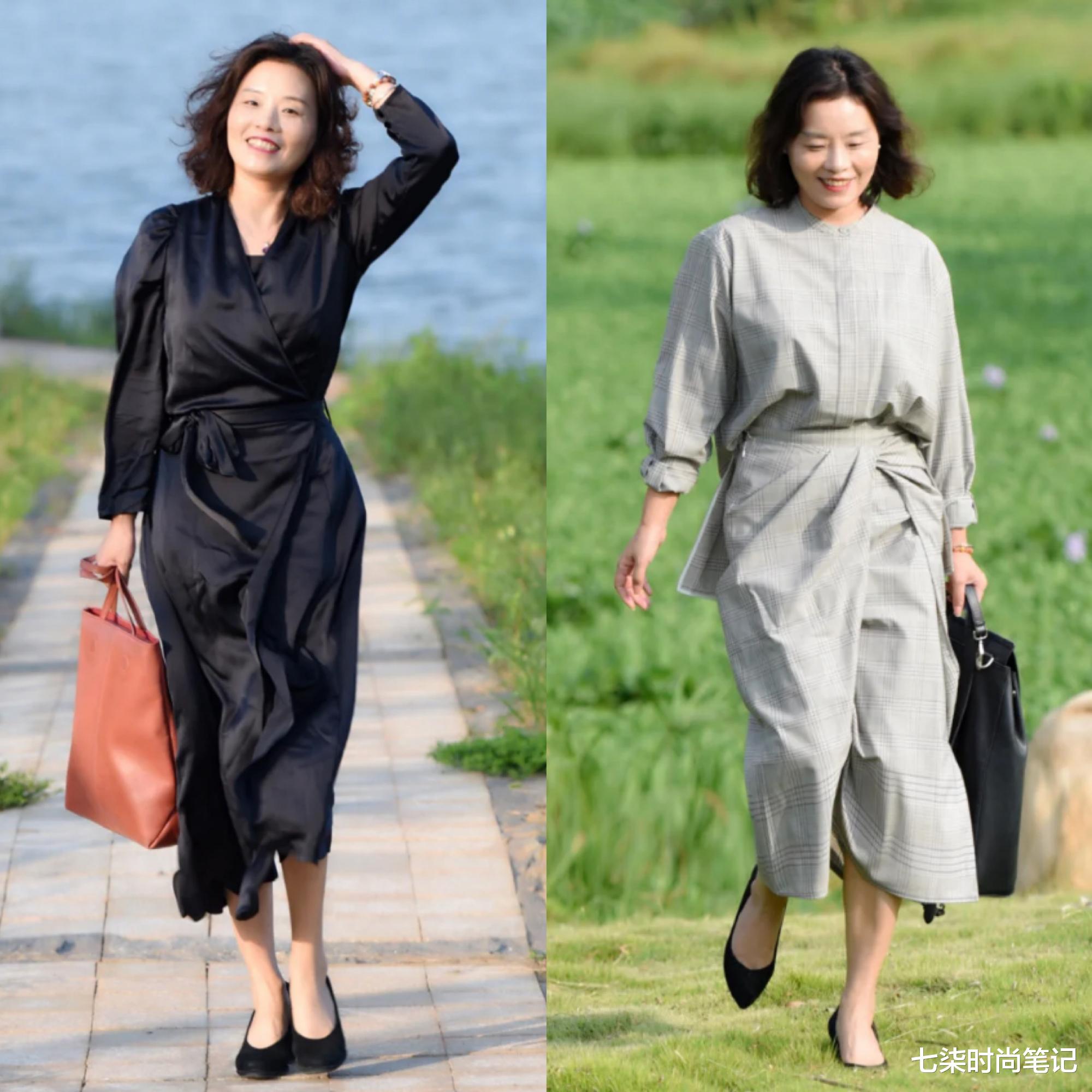 七柒时尚笔记|舒适大方又减龄，这才是适合50+普通女人的穿搭范本