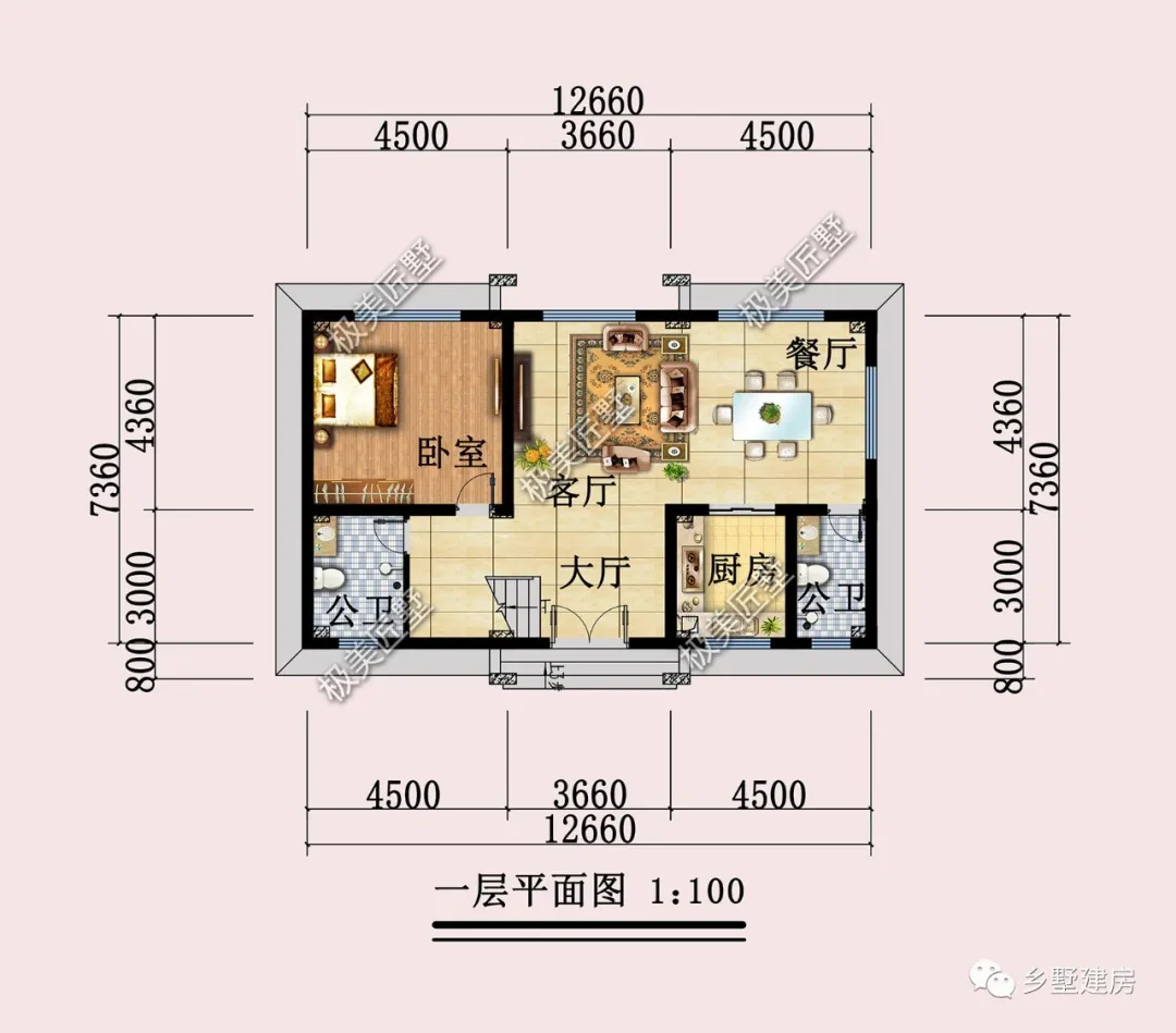|占地不足100平，想建四层别墅，这款就不错