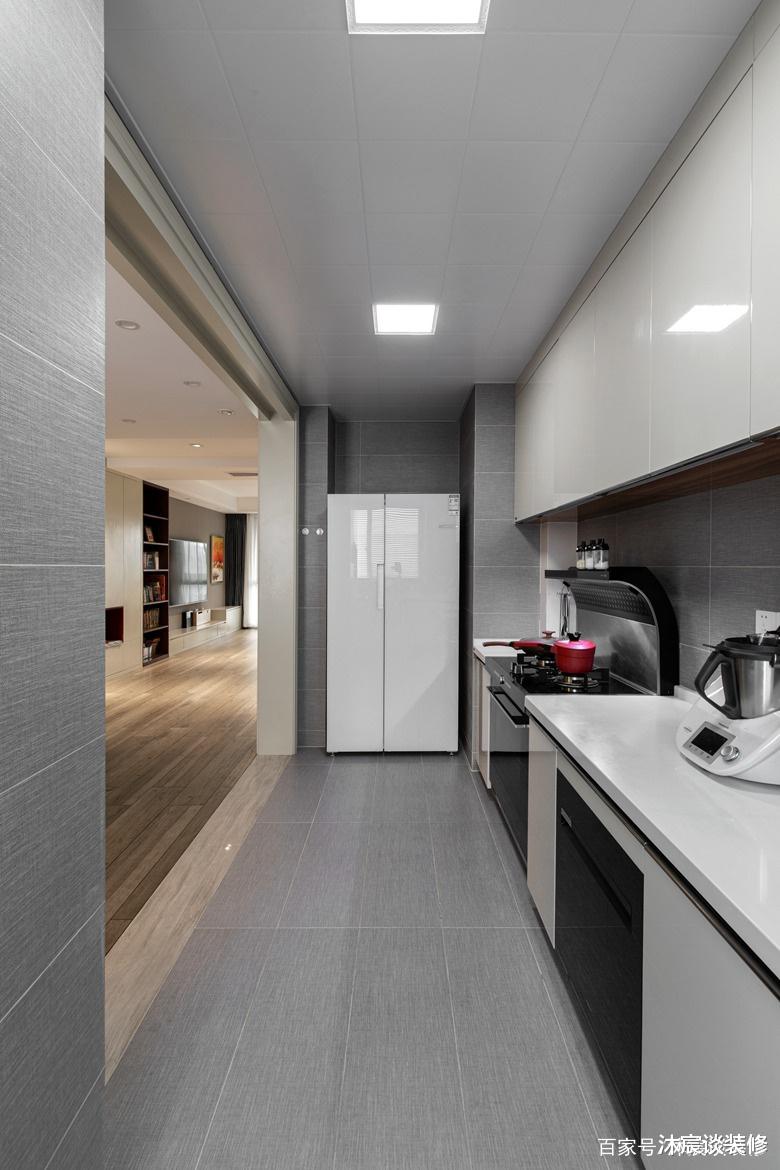 “双眼皮”吊顶,开放式厨房,她家现代时尚,暖暖的北欧风超治愈