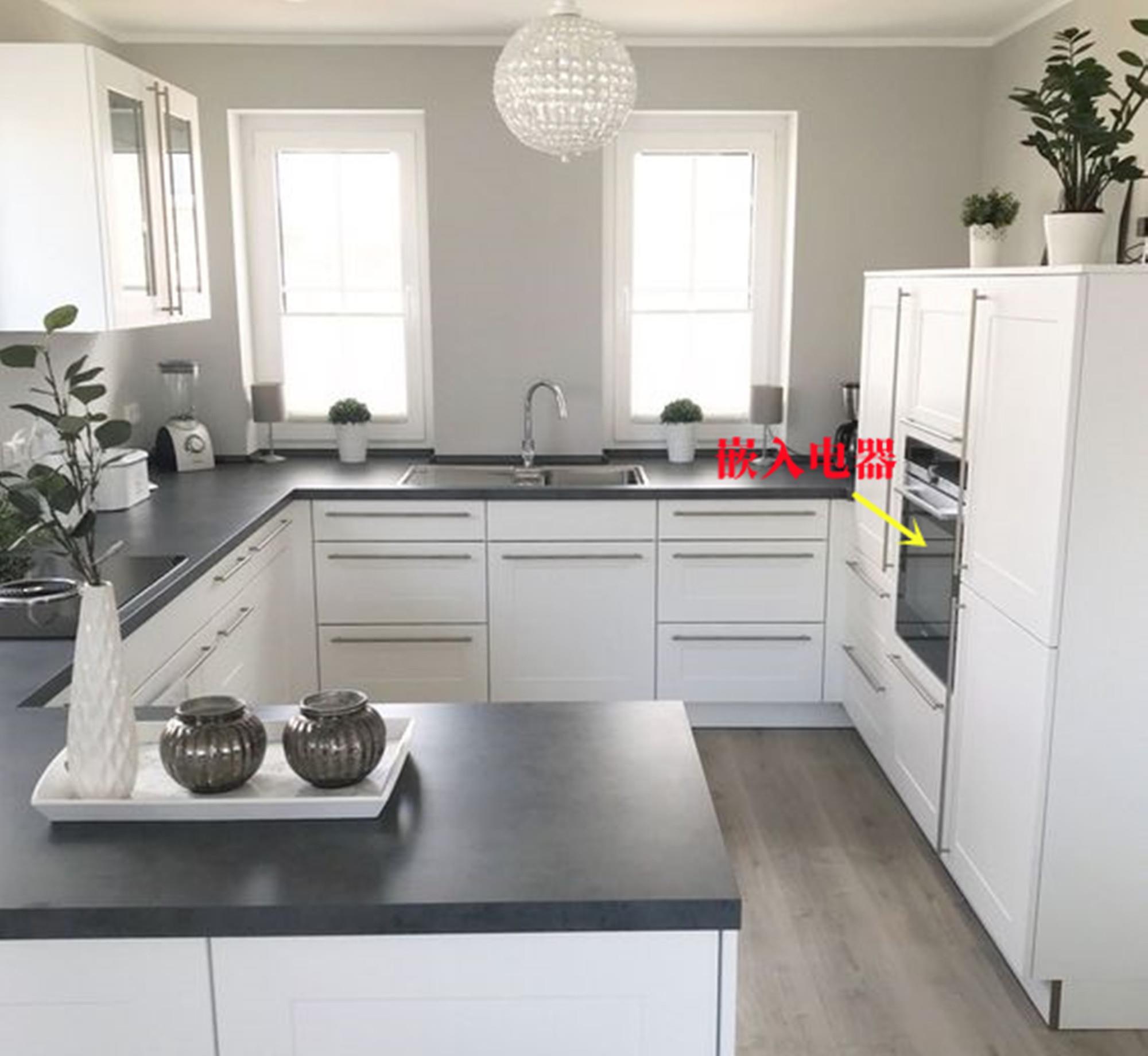 早知道厨房我就省掉吊柜了,加一组立柜明显更好用!储物也翻一番