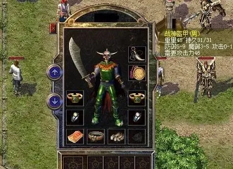 热血传奇|热血传奇：全身极品夹杂着黑檀手镯，战士肯定不简单！