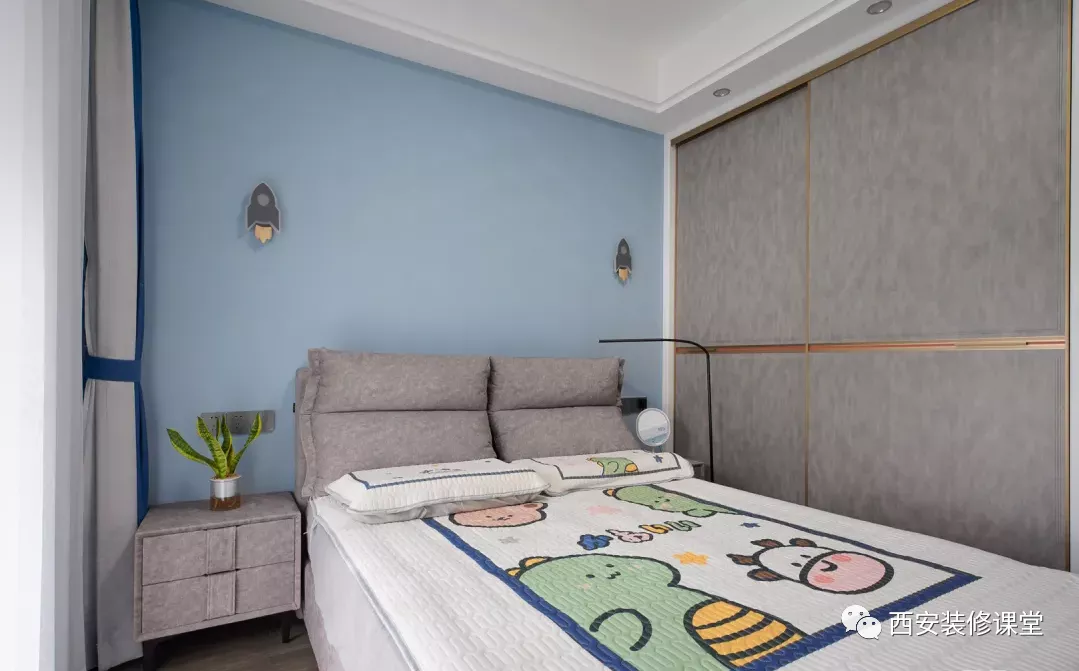 140㎡横厅大飘窗，三代同堂之家