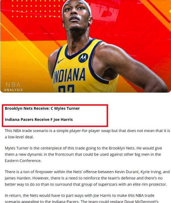 律师 美媒爆1换1交易！盖帽王联手三巨头，篮网新冲冠阵容被凑齐