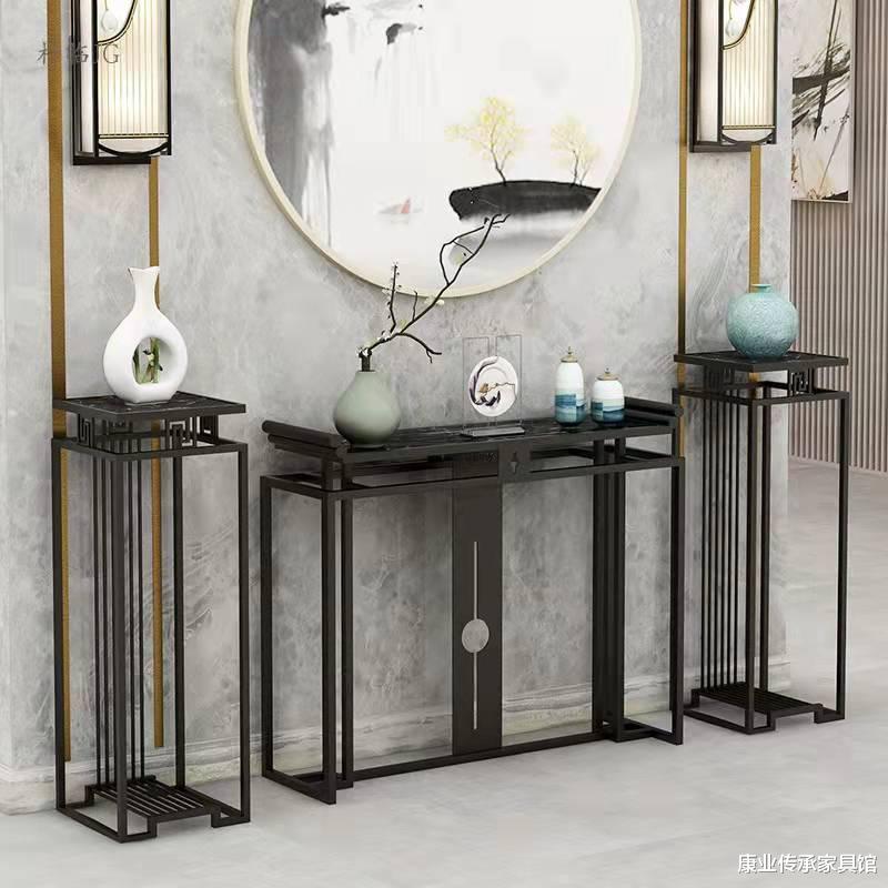 新中式玄关设计,集静谧和清雅,融合含蓄和端庄,尽显东方韵味