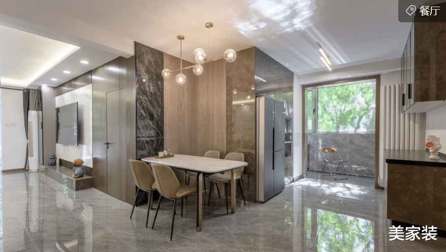 现代简约风打造三居室，高级灰做为主色，时髦又前卫