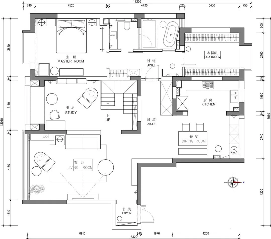老房翻新 | 260平复式跃层，现代简美风温柔又耐看！