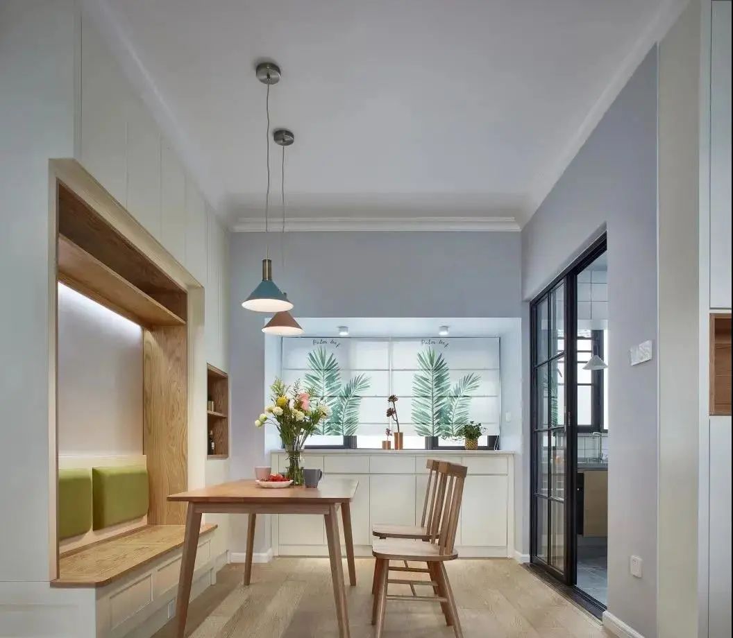 卡座餐厅+榻榻米次卧，这是我见过最实用的小户型设计！