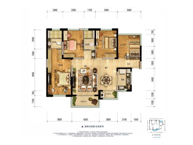 98平二居室改造,让人在现代极简与返璞中流连