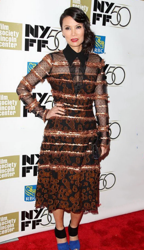 美人哒 服了邓文迪的审美，如此花哨的裙装都能穿出高级感，气质真不一般