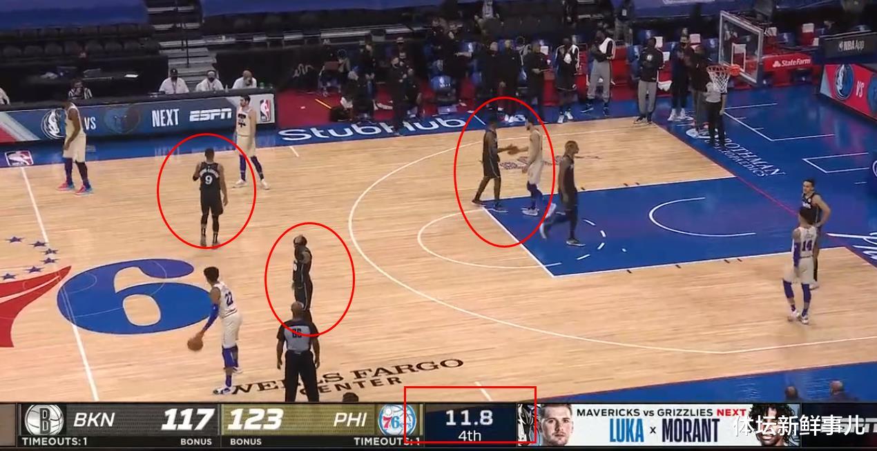 篮网队|输球输人！篮网117-123负76人，欧文曝内情，杜兰特引热议，谁注意恩比德举动