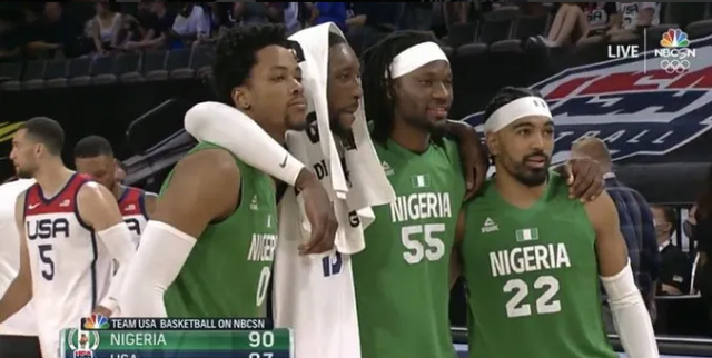 且听旭|创耻辱！美国男篮历史第3次输热身赛 尼日利亚官推：请尊重我们