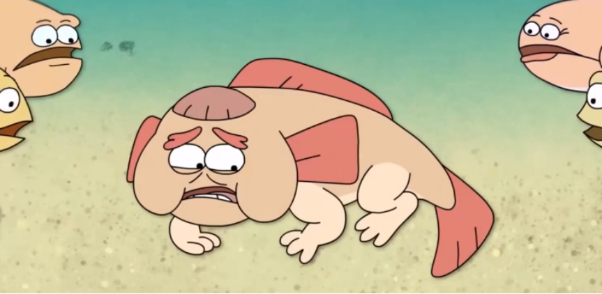 欣阿霞讲 当鱼有了腿，最后在村长的带领下回到了大海