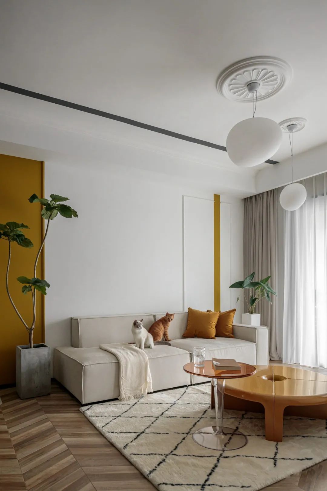 混搭|绝美反差感!90m2混搭风,让她家颜值提升了好几个level