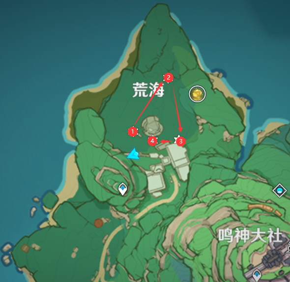 开启海底传送|原神：稻妻世界任务【神樱大祓】之四·荒海和《开启海底传送》