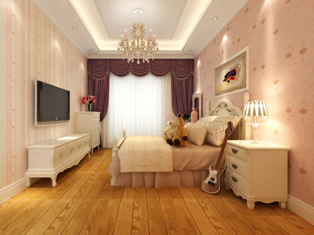 珊珊为何来迟|230平欧式风四居室以暖色调为主,干净大方,给人以舒适的感觉