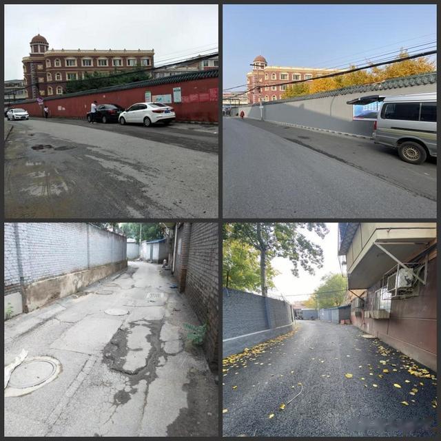 路面平整、墙面整齐……用时20天,城北街道这条路大变样