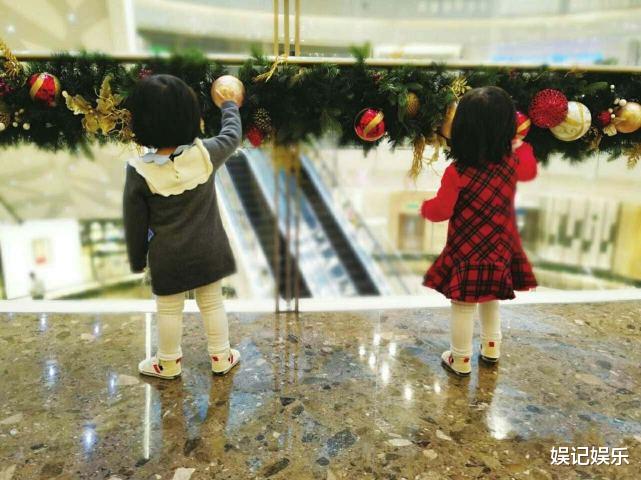 谢娜|谢娜仨女儿近照曝光，双胞胎像爸爸张杰，姐妹俩发量引热议